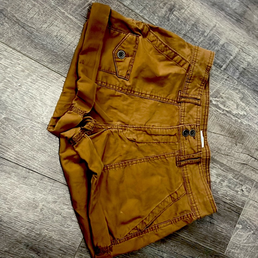 Brown cargo shorts